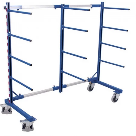 Cantilever mobile réglable simple ou double face – 2 ou 3 montants – 8 à 24 bras – Charge max. 400 kg 3