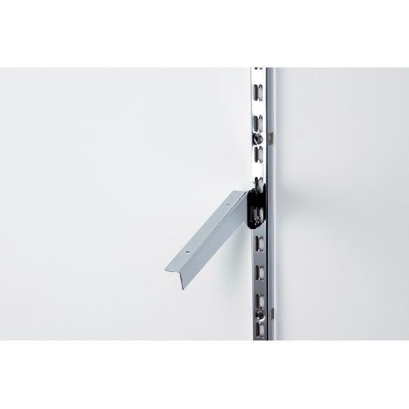Consoles inclinées Alias+Queen Vogue – L30cm – Chrome – par 2 – Acier - Image 1
