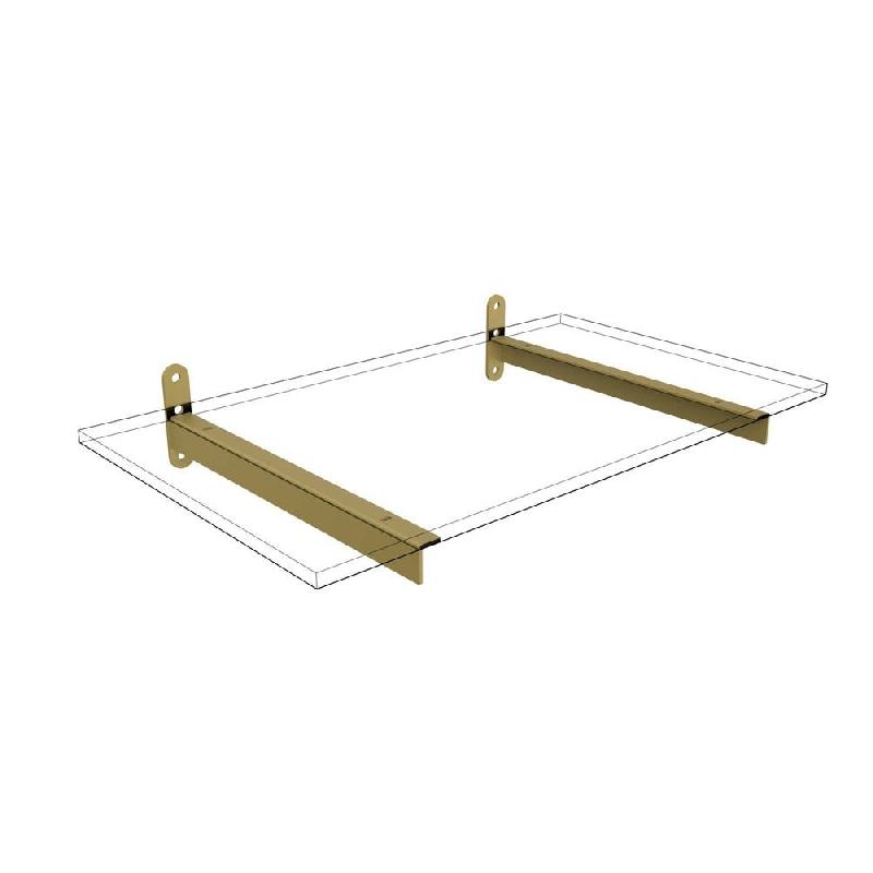 Consoles ROUND Droite et Gauche – or – (visserie non fournie) - Image 1