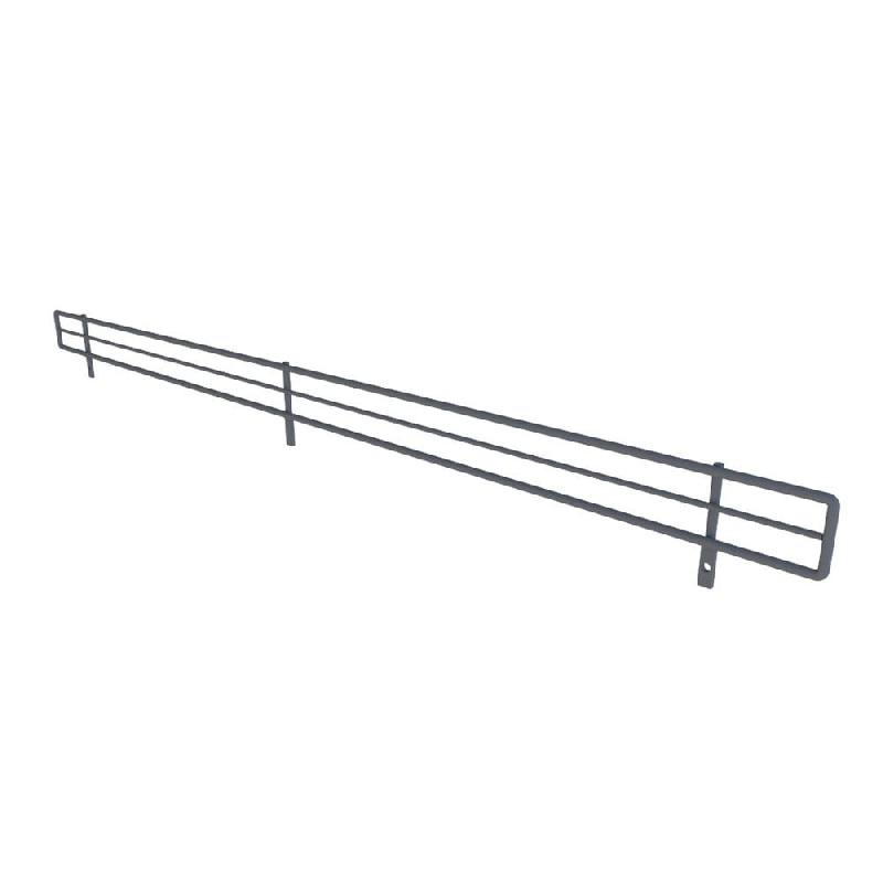 Galerie fil pour tablettes GP25 anthracite 100×5 cm - Image 1