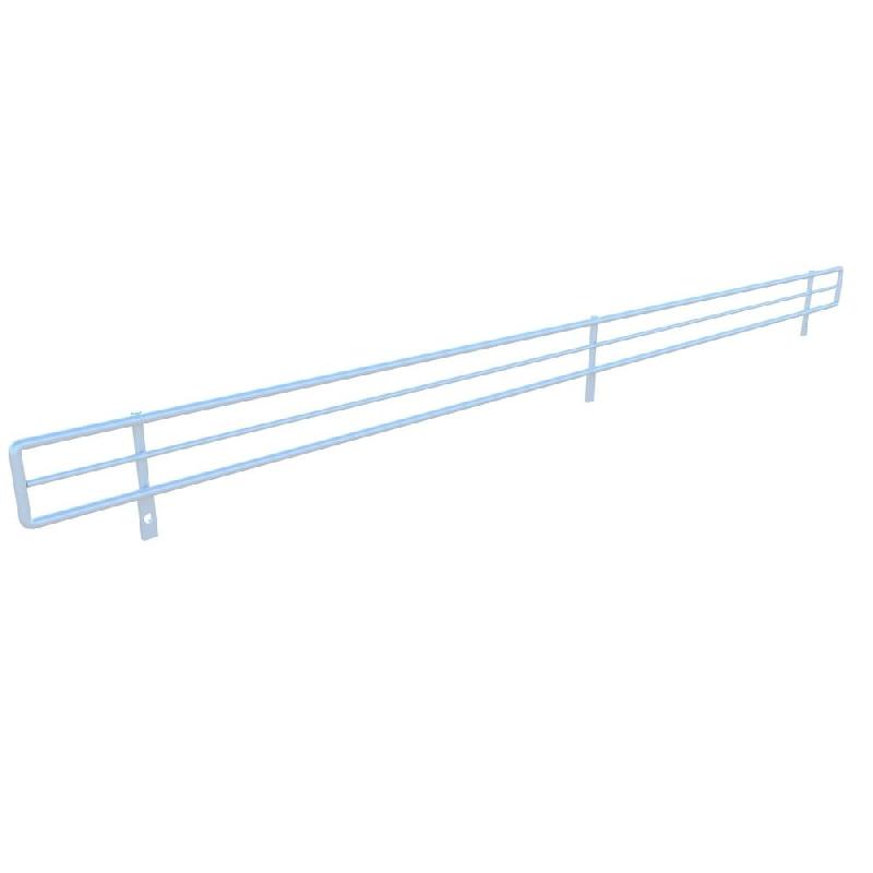 Galerie fil pour tablettes GP25 blanc 9003 133×5 cm - Image 1