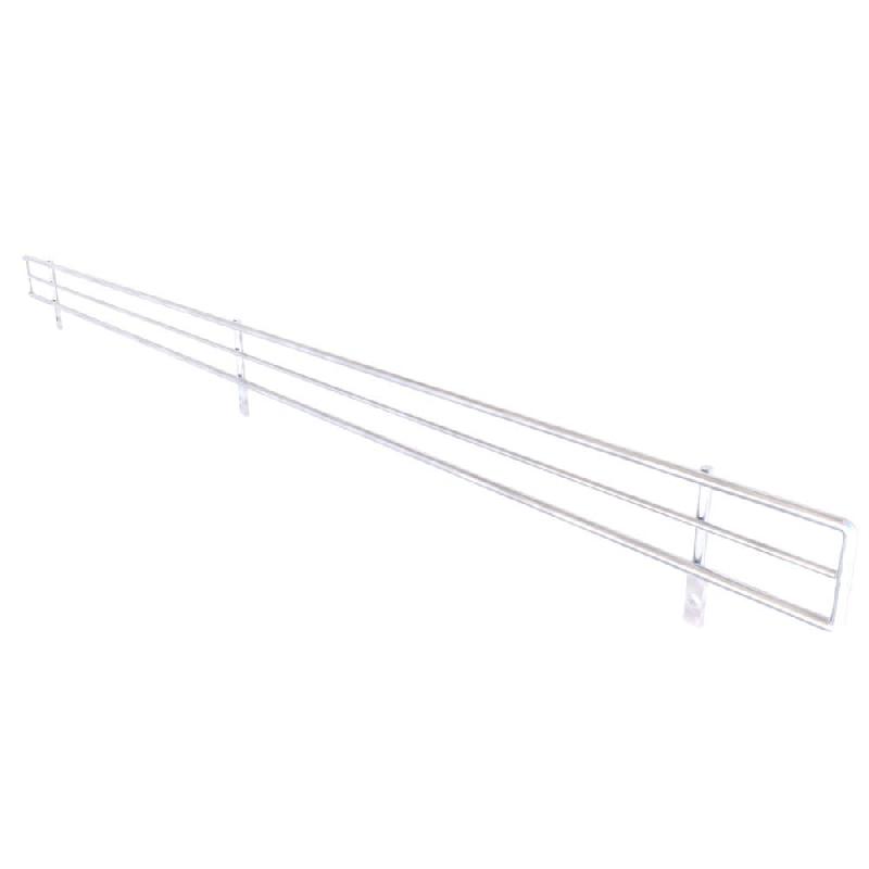 Galerie fil pour tablettes GP25 chromé 133×5 cm - Image 1