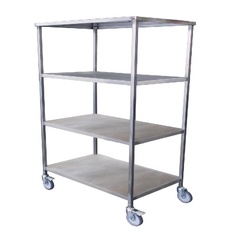 ITALCONCEPT L2G Etagere Pleine Inox 304 4 Niveaux Special Pad, 1800 x 1000 x 600mm – 3616350132932 - Image 1