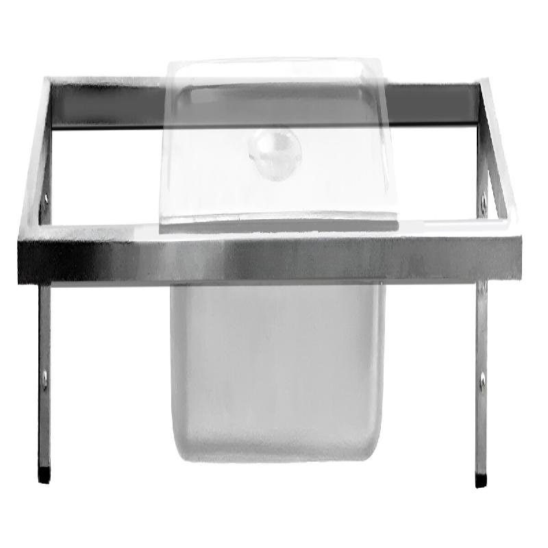 ITALCONCEPT L2G Etagere Tubulaire Inclinee Support Bacs Gn 1/3 X3, 220 x 560 x 380mm – 3616350224583 - Image 1