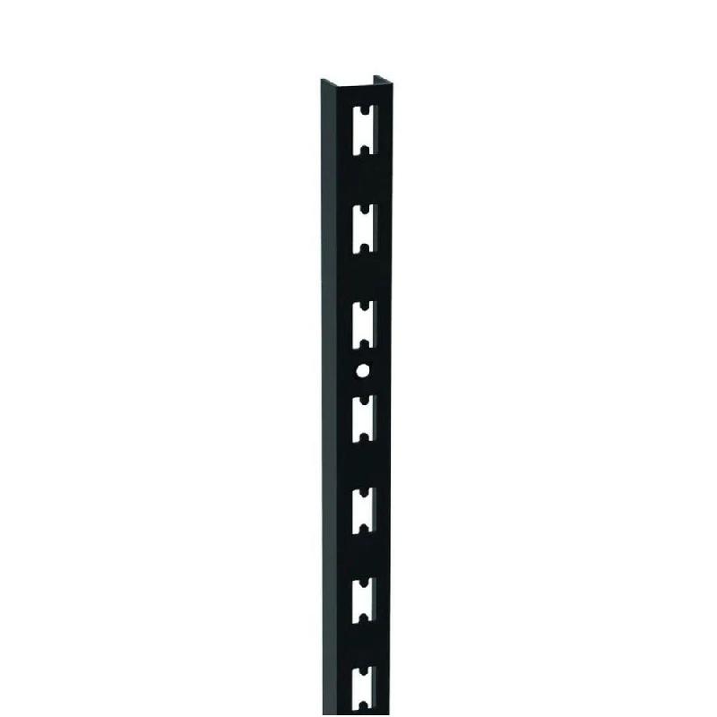 Montant crémaillère L3xH240cm – Noir satiné – Structure solide et design intemporel - Image 1