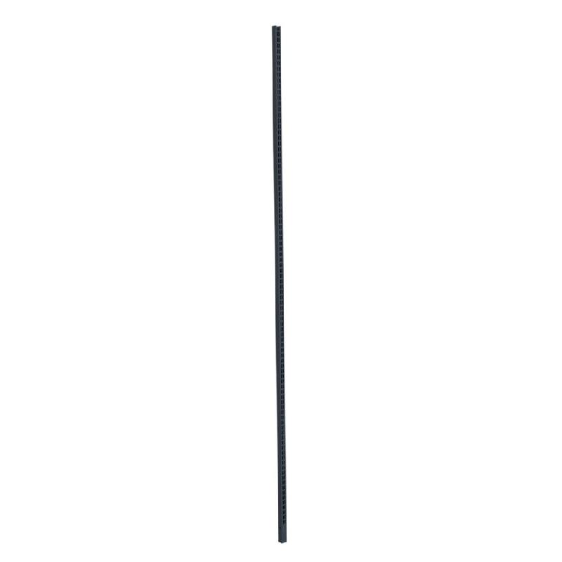 Montant rack simple perfo 2 faces 30×30 H2415 – anthracite - Image 1
