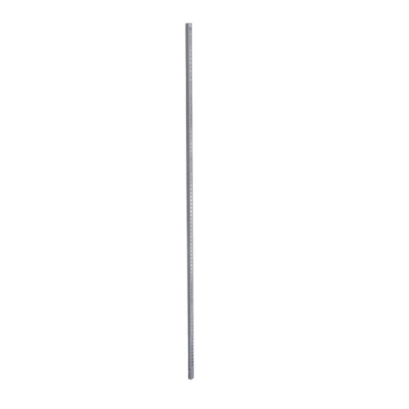 Montant rack simple perfo 2 faces 30×30 H2415 – blanc 9001 - Image 1