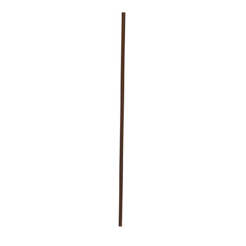 Montant rack simple perfo 2 faces 30×30 H2415 – rouille MAOX - Image 1