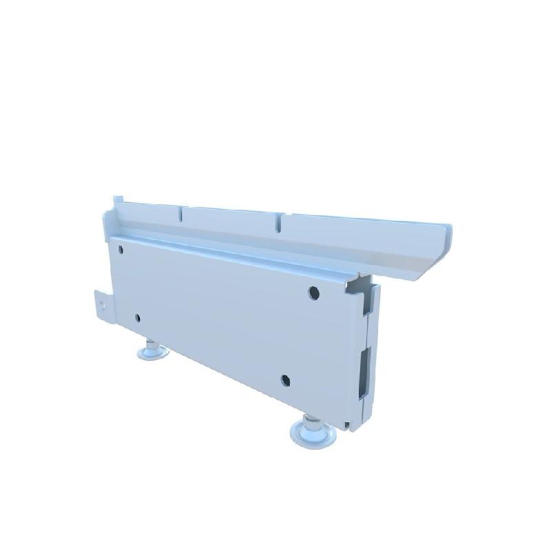 Pied réglable pour montant double GP25 H11,5 cm blanc 9003 P30 cm - Image 1