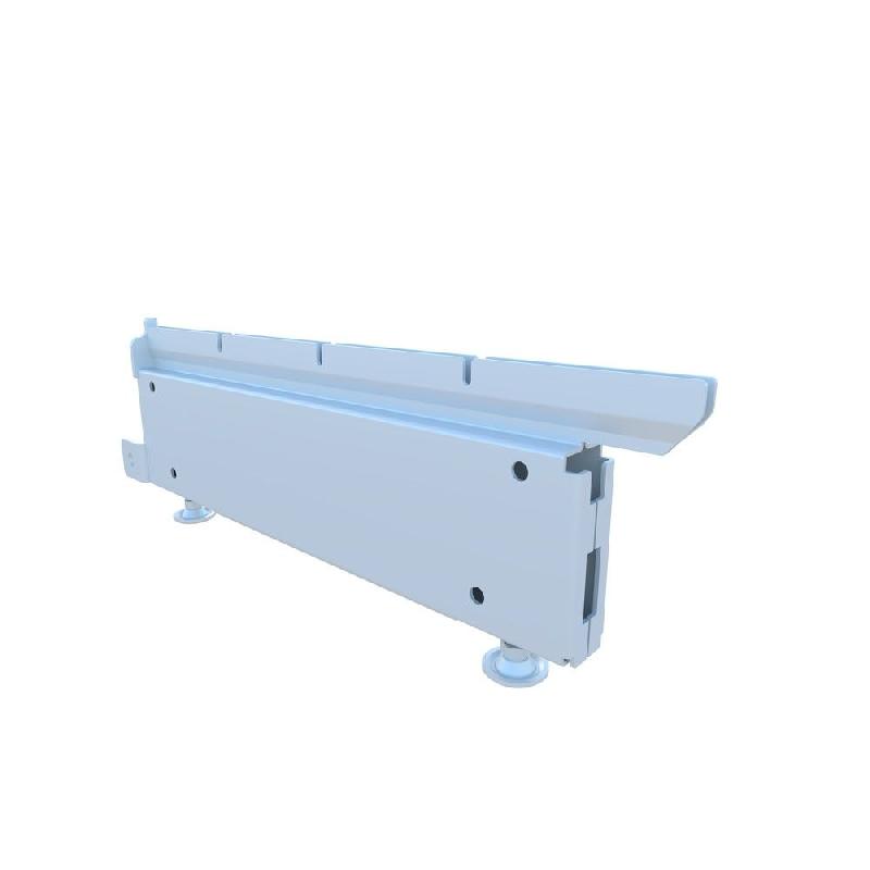 Pied réglable pour montant double GP25 H11,5 cm blanc 9003 P40 cm - Image 1