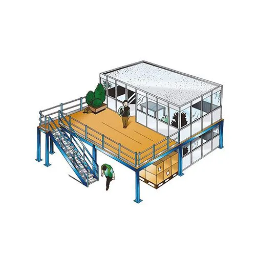 Plateforme industrielle avec simple, double ou triple niveaux – capacité de charge 250 à 1000 kg/m² 1