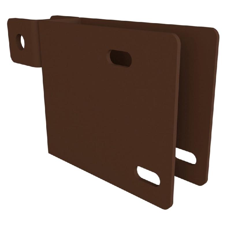 Platine de fixation Pied/Montant H115 pour rack simple – rouille MAOX - Image 1