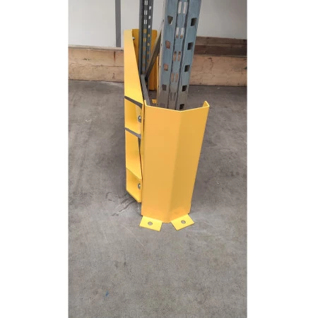 Protection latérale en acier pour rayonnage – Kit UPN, sabots et visserie – Longueur 1200 ou 2500 mm 3
