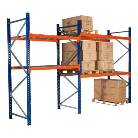 Rack à palette professionnel 4500 mm – Rayonnage métallique robuste jusqu&rsquo;à 12 000 kg par élément 1