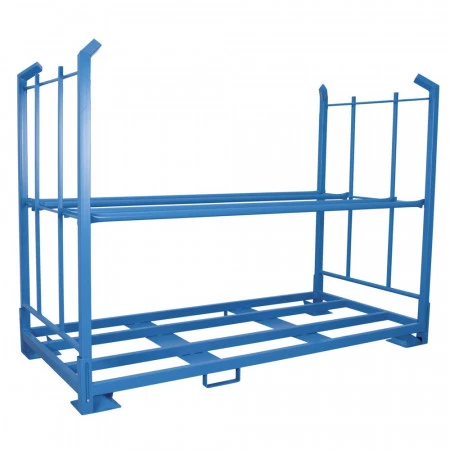Rack de stockage pour pneus – Rayonnage métallique robuste 2400x1200x1800 mm – Réf. 12.1860.02 – Charge 800 kg 2
