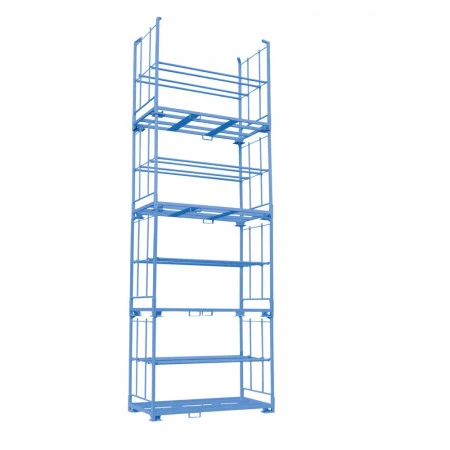 Rack de stockage pour pneus – Rayonnage métallique robuste 2400x1200x1800 mm – Réf. 12.1860.02 – Charge 800 kg 4