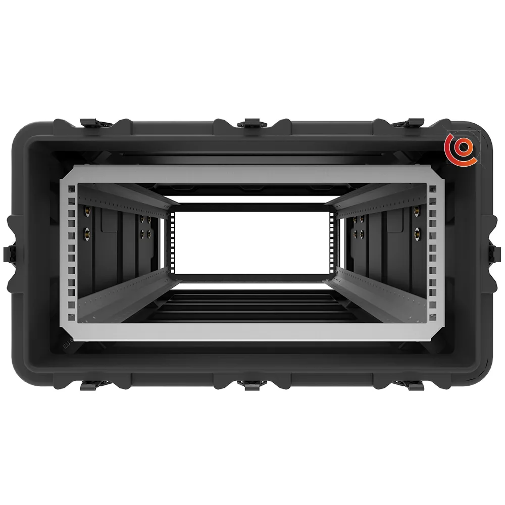 Rack Peli™ Euro-V 4U – rack mobile 19&Prime; pour déploiements rapides, 4U, profondeurs 610 ou 762 mm 3