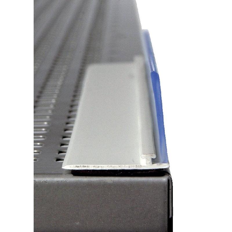 Rail aimanté L.70cm – avec butée avant H30mm – blanc – plastique - Image 1