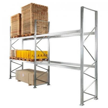 Rayonnage à palettes H3000 – Palettier 3 m – Charge max 3300 kg/niveau – Stockage palettes 800×1200 mm 2