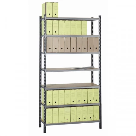 Rayonnage archive tubulaire métallique – Profondeur 350 et 700 mm – Modulable – Kits Départ et Suivant 1
