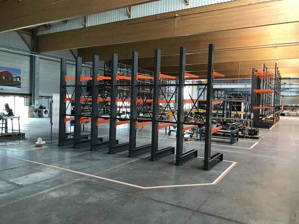 Rayonnage cantilever – stockage de charges longues en intérieur ou extérieur - Image 1