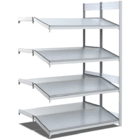 Rayonnage dynamique d&rsquo;approvisionnement double profondeur 1 inclinaison – Hauteur 2000 mm – Profondeur 800 mm 3