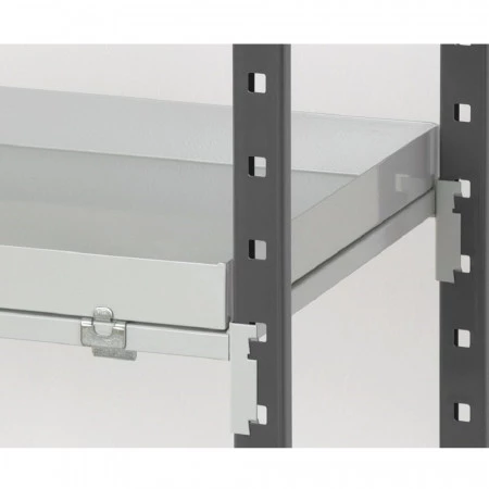 Rayonnage de rétention à 3 modèles de bacs – Hauteur 2 m – 5 niveaux – Fabrication française 4
