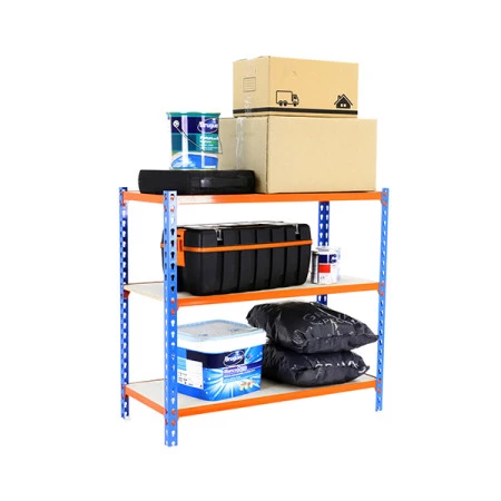 Rayonnage supplémentaire d&rsquo;angle – 3 ou 5 niveaux – 150 kg/niveau – Profondeur 300, 400 ou 500 mm 4