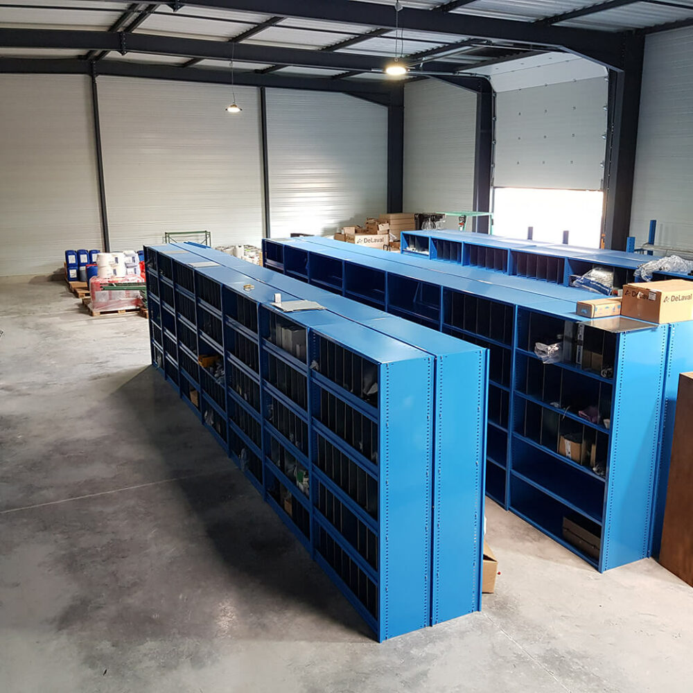 Rayonnage d’archives et de bureau – Étagères métalliques pour boîtes, classeurs et dossiers suspendus 3