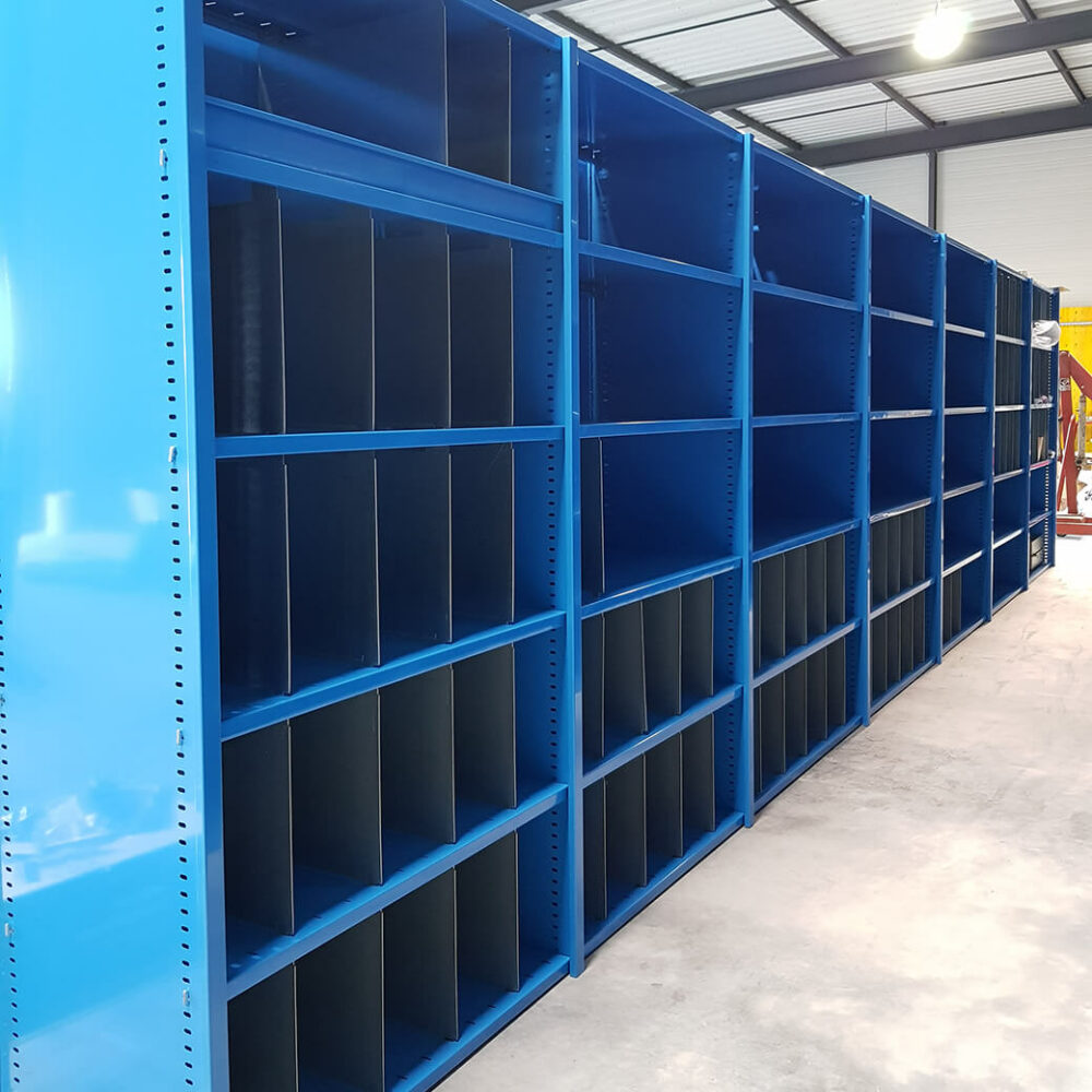 Rayonnage d’archives et de bureau – Étagères métalliques pour boîtes, classeurs et dossiers suspendus 1