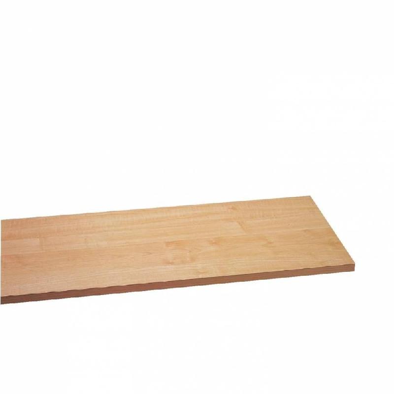 Tablette 120x40x1.8cm – Bois mélaminé – Ton Hêtre - Image 1