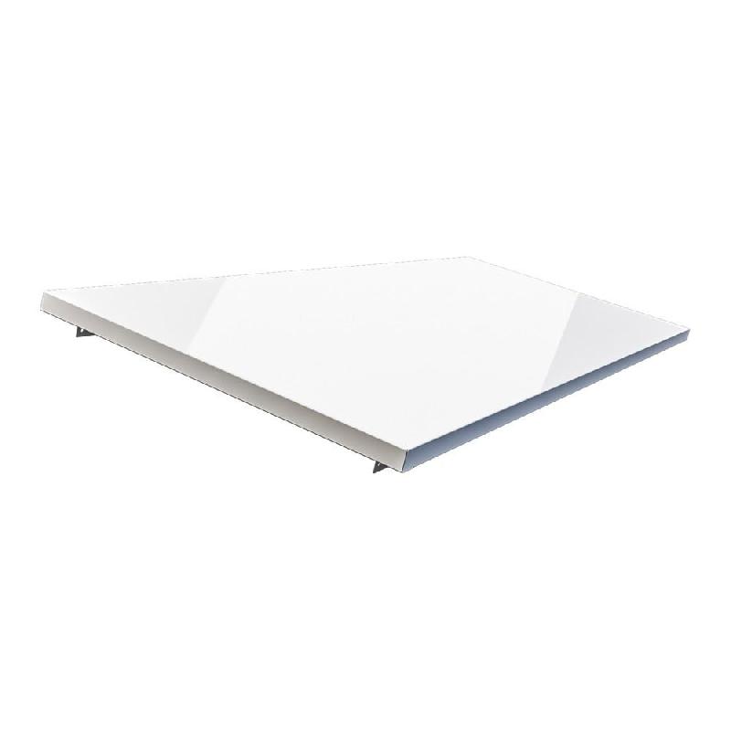 Tablette base pour gondole RUN – L150xP62xH5,8cm – blanc - Image 1
