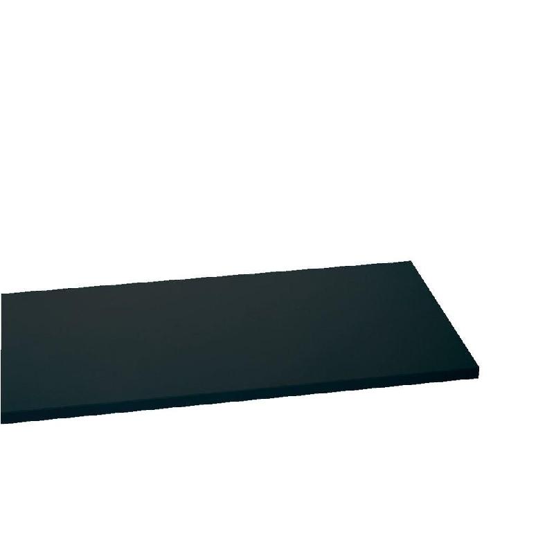 Tablette L60xP30cm épaisseur 22mm – noire – pour gondoles Vertigo - Image 1