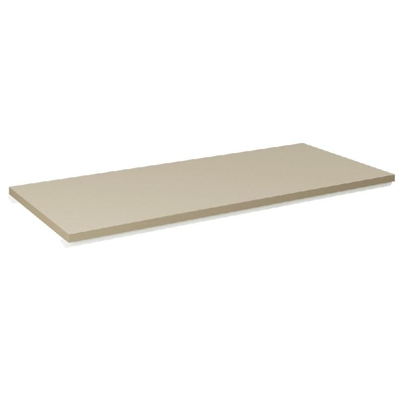 Tablette taupe avec traverses blanches pour structure Cage L90cm - Image 1