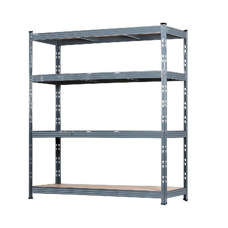 METRO PROFESSIONAL Rayonnage pour charges lourdes, métal, 160 x 60 x 180 cm, charge admissible par tablette 350 kg, gris – gris métal 4067373500526 - Image 1