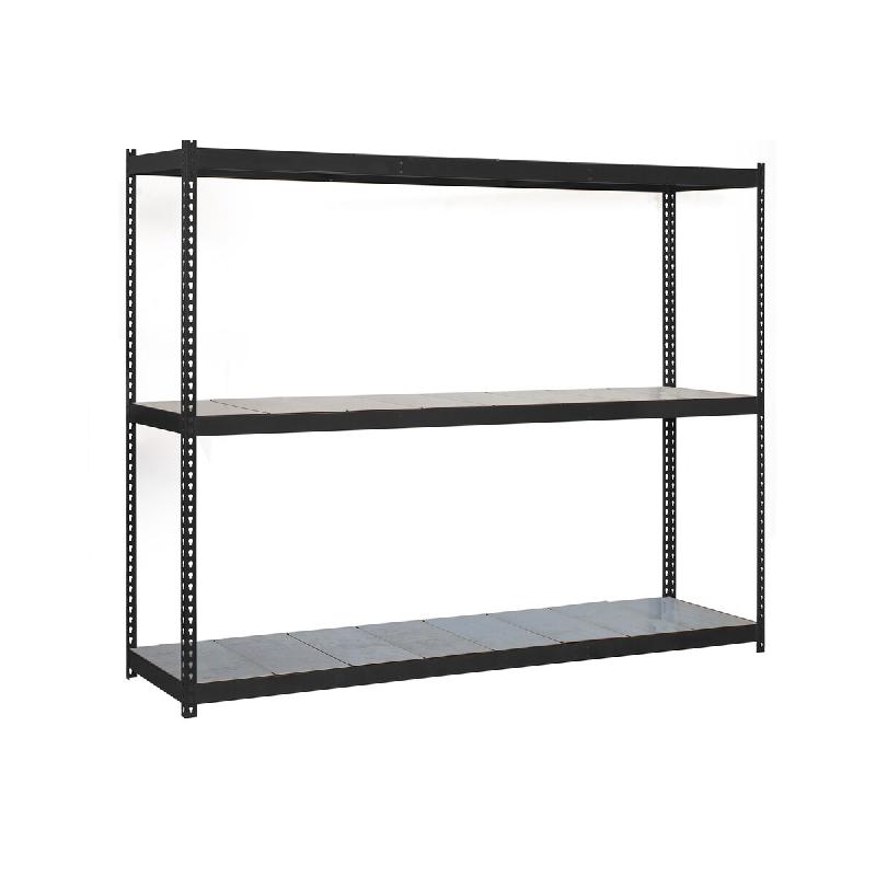 SimonRack Rayonnage industriel, 1500x1200x750 mm, 400 kg au point de flexion, 3 étagères métalliques, rayonnage garage, Anthracite/Galvanisé- Ecof - Image 1