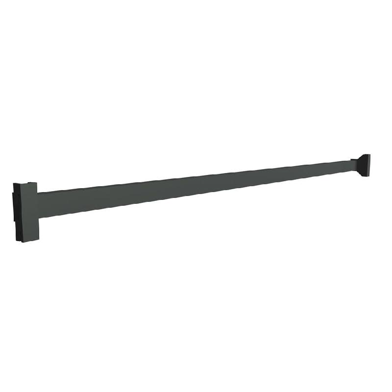 Barre de charge pour tube 25×15 mm – 1232x44mm – gris anthracite - Image 1