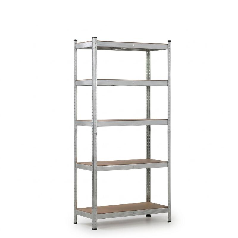 IvoQ Étagère de rangement – 180 x 90 x 40 cm – 5 étagères réglables – Capacité de charge de 875 kg – Acier galvanisé – acier 8721335300727 - Image 1