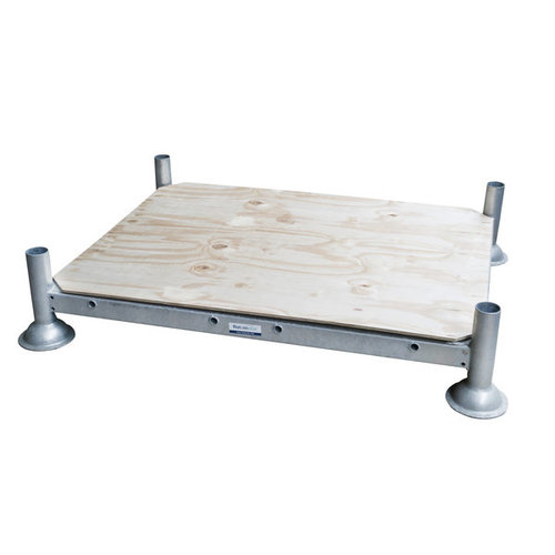 Plancher en bois contreplaqué neuf 1370x1040x9 mm pour rack mobile simple Manurack – Référence 52100 1