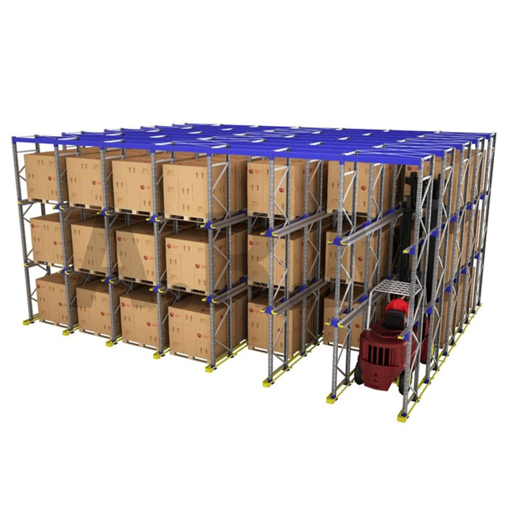 Rayonnage à accumulation / drive in – Stockage très dense de palettes - Image 1