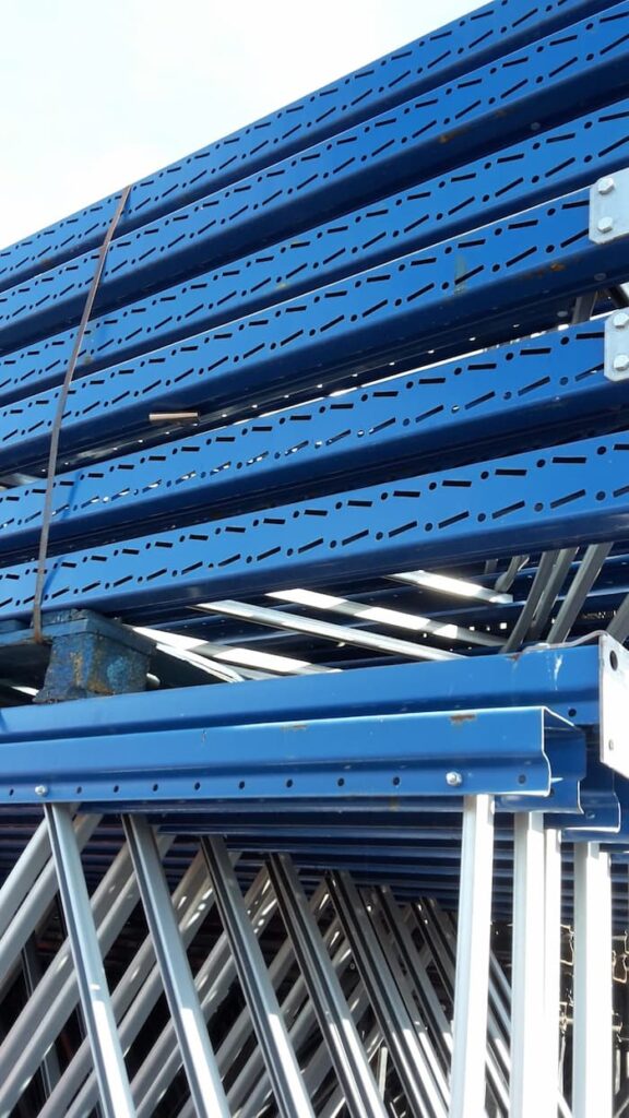 Rack à palette d&rsquo;occasion SLP – 2T par niveau, 10 travées de 3300 mm 1