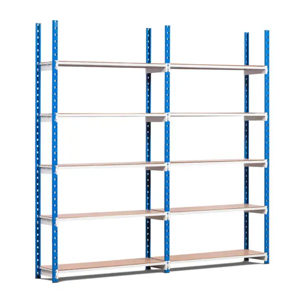 Rayonnage léger polyvalent – Tubulaire ou à tablettes, acier résistant, finition époxy - Image 2