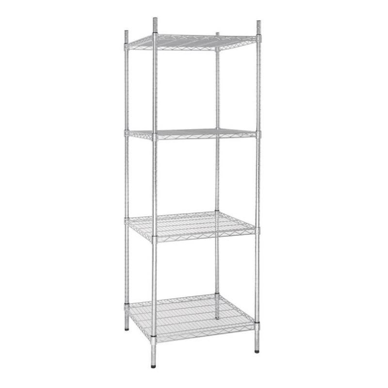 Tour de rangement métallique 4 niveaux | Vogue – U884 - Image 1